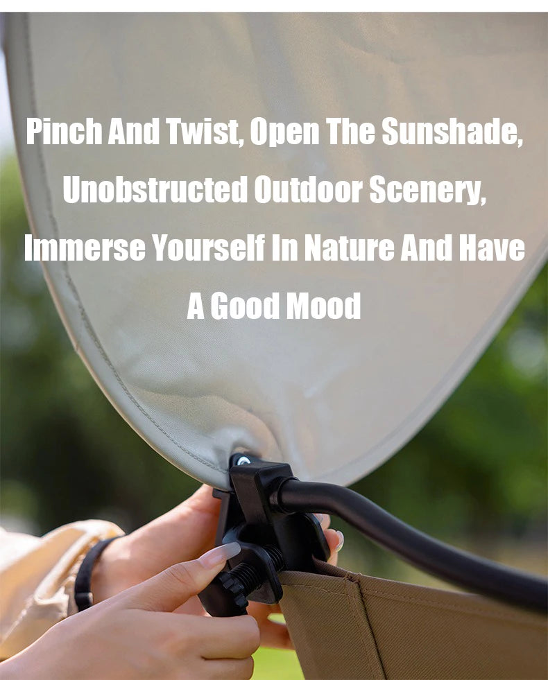 Mini Folding Outdoor Beach Chair Sunshade Lightweight Portable Camping Shelter Shade Tent Outdoor Camping Accessories
