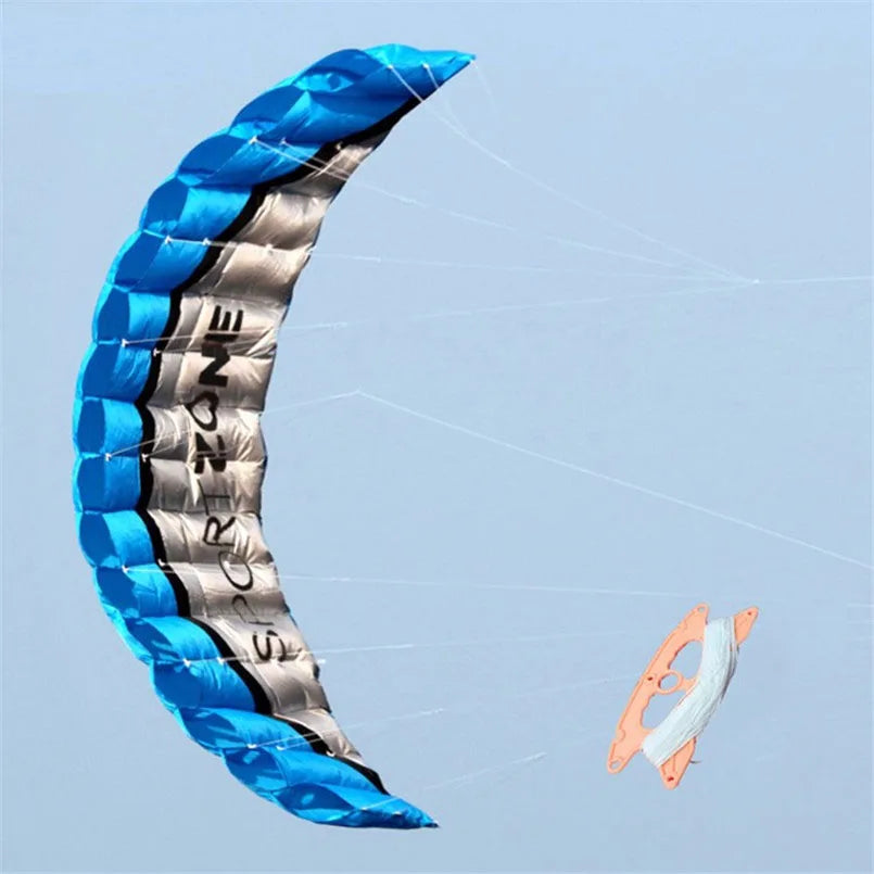 2.5 Meter Novelty Dual Line Flying Kite Parafoil Sports Software Paragliding Nylon Beach Kite Stunt Outdoor Toys For Adult Kids