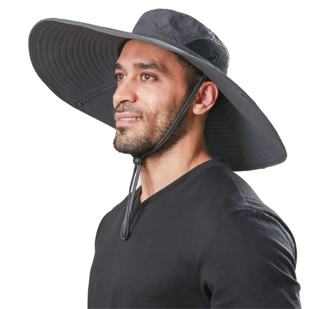 Boonie Bucket Cap Summer Fishing UV Sun Protection Men Women Wide Visor Brim Hat Outdoor hat
