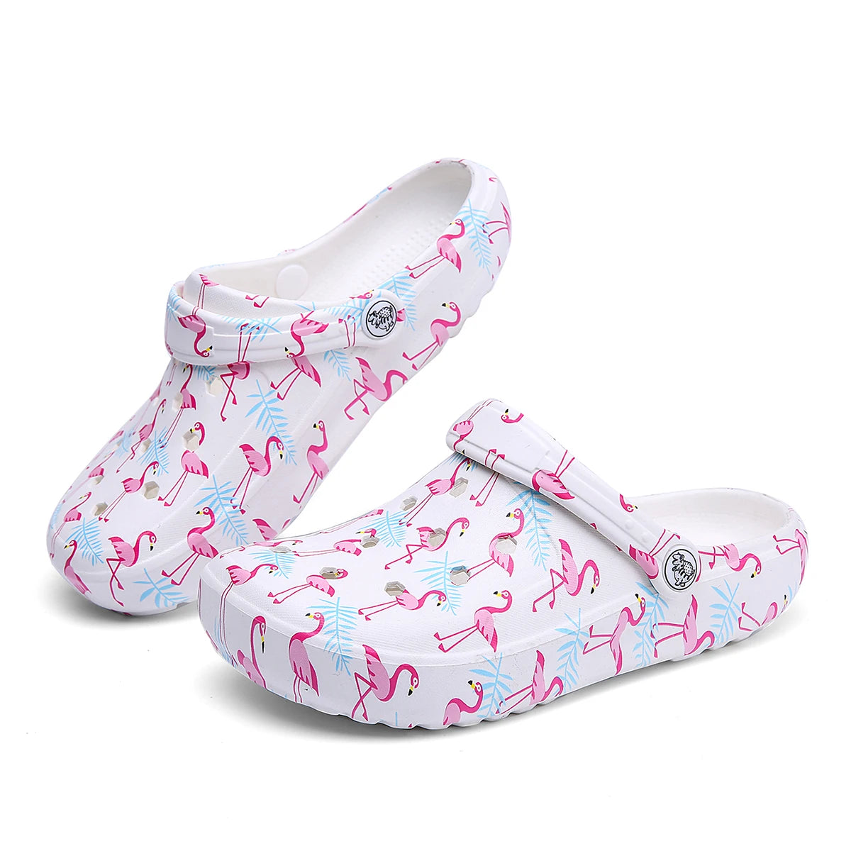 Garden Clogs Comfortable Women's Tie-dye Pattern Clogs, Slip On Lightweight Two-way Wear Clogs, Non-slip Summer Beach Slides 666