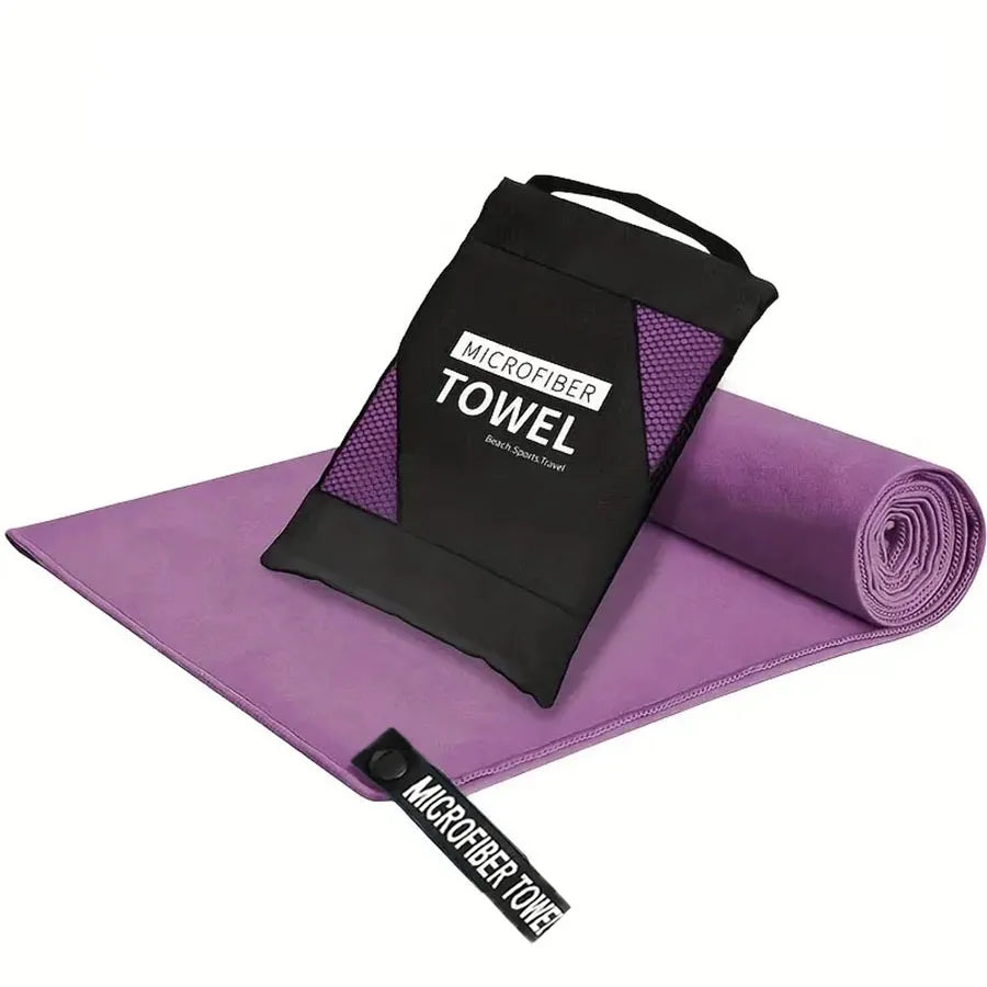 Quick-Drying Sports Towel Thick Sand Free Microfiber Towel Super Absorbent Soft Compact Beach Swim Travel Camping Towel 1pc