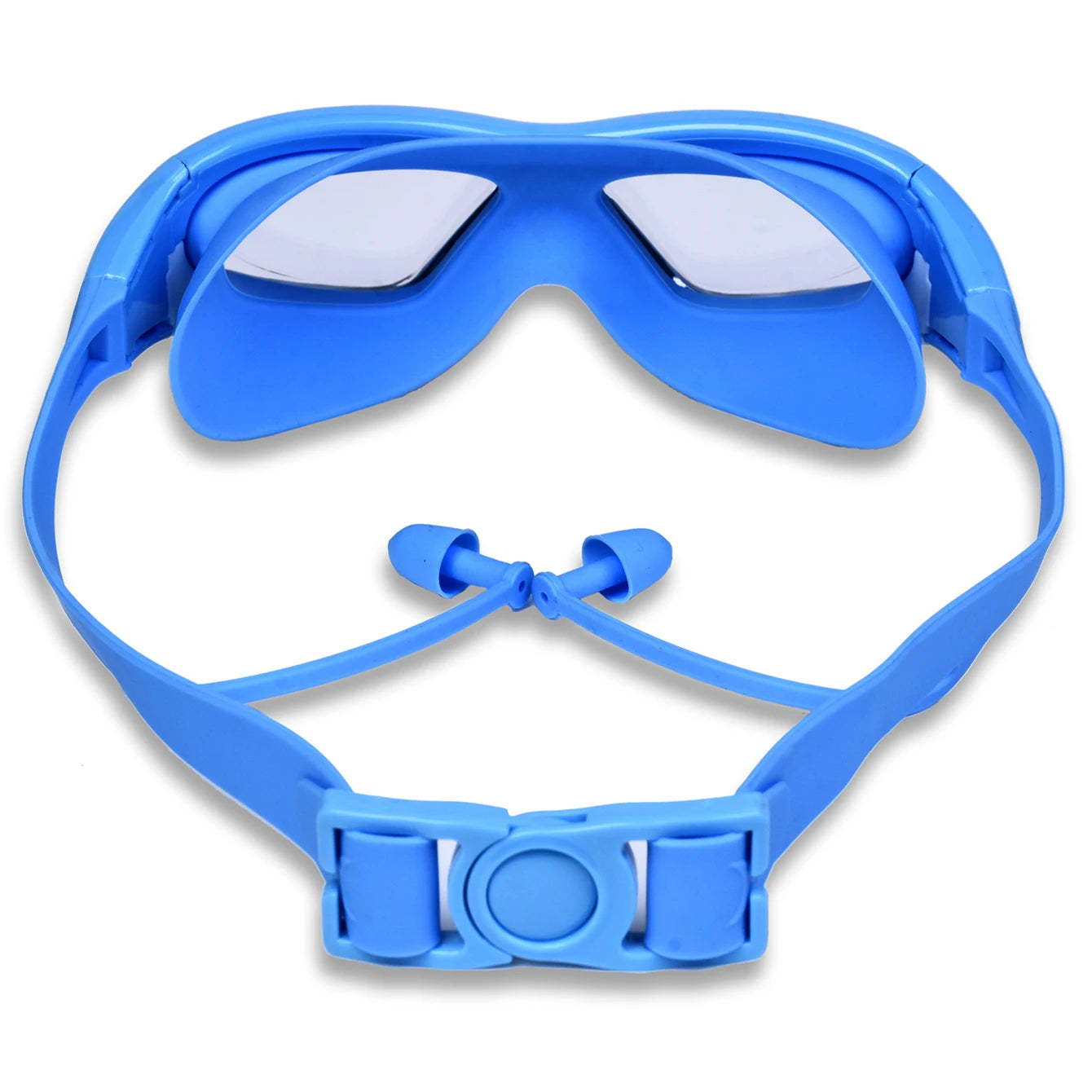 High-Definition Children's Swimming Goggles for Boys and Girls, Anti-Fog Swimming Goggles, Large-Frame Goggles, Comfortable Silicone Goggles