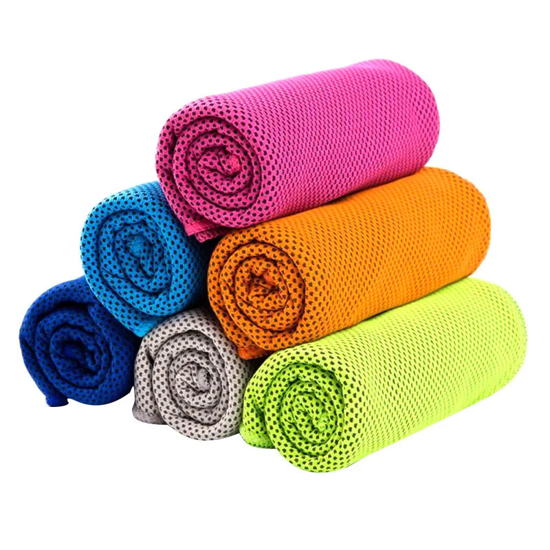 Hot Sale Cool Towel New Ice Cold Enduring Running Jogging Gym Instant Cooling Outdoor Sports Towel