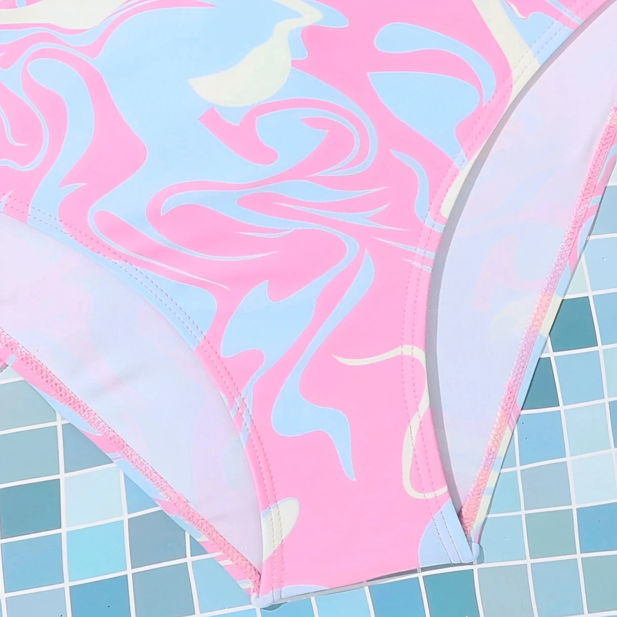 3 Pieces Tie Dye Print Bikini 2026 Girls Swimsuit with Skirt Kids Swimwear Female Bathers Bathing Swimming Swim Suit Beachwear