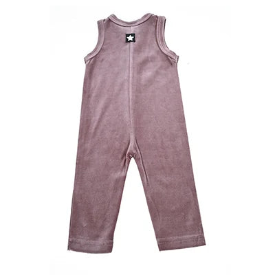 AA-Velour and Striped Layered Set Kids Clothes Sibling Matching Girl Dress Boys Top Baby Romper V Neck Children Family Matching