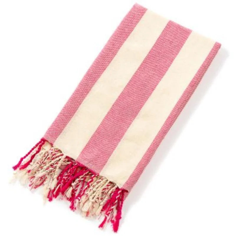 Large Cotton Beach Towel, Turkish Style Beach Towel with Sauna Girl Design, Unisex for Men and Women, Ideal for Spa & Sauna Gift