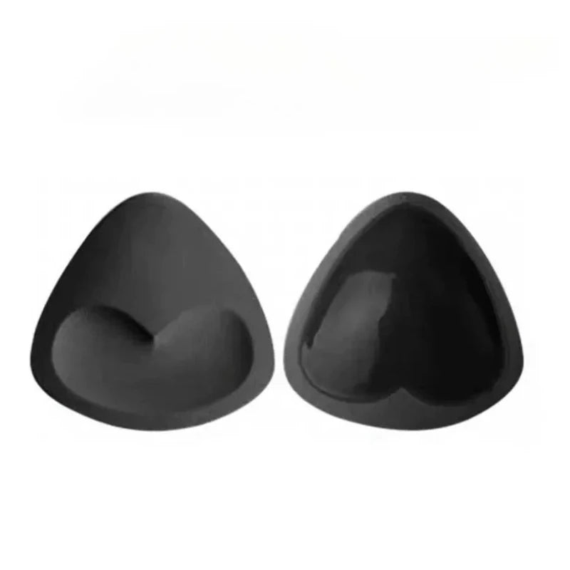 2pcs Silicone Bra Inserts Breast Pads Sticky Push-up Women Bra Cup Thicker Nipple Cover Patch Bikini Inserts for Swimsuit Gifts