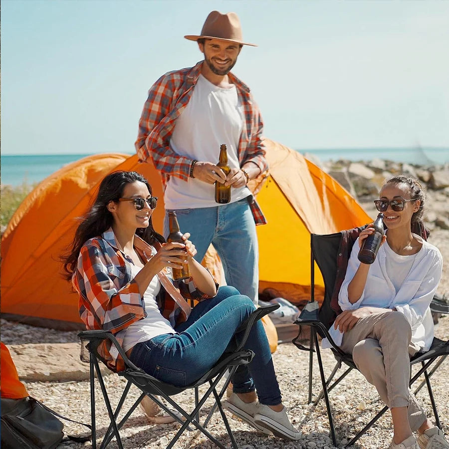Camping Chair Armchair Foldable Chaise Pliable Folding Chairs Fishing Beach Portable Longue Accessories Outdoor Deck Tourist