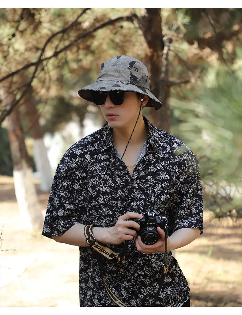 60-65cm Xxl Big Head Hat Men Summer Outdoor Jungle Fisherman Cap Lightweight Sunscreen quick-drying Sun Hats  Hot