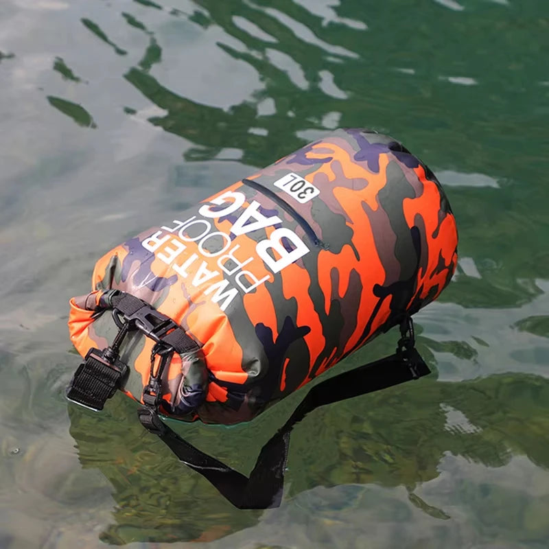 Swimming PVC Pack Dry Bag Backpack for Women Men 10L 15L 20L 30L Waterproof Shoulder Kayak Drifting Rafting Surfing Boating Bag