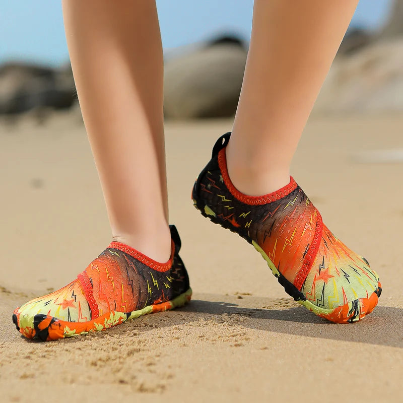 Children Outdoor Water Shoes Barefoot Aqua Five Fingers Sock Swimming Breathable Hiking Wading Beach Outdoor Upstream Sneakers