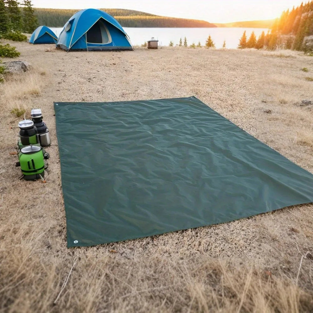 Thickened Non-Slip Outdoor Camping Mat, Heavy-Duty Oxford Ground Mat, Portable for Camping Hiking Beach Travel