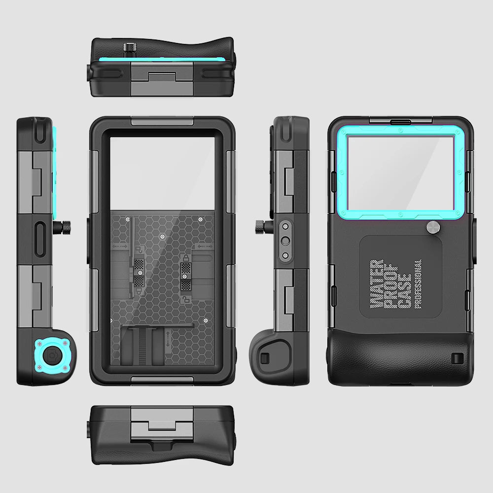 New Multifunctional Durable Waterproof 15m /50Ft Universal 6.9inch Waterproof Phone Case Underwater Photography Ip68 Professional Diving Suitable for Iphone/Samsung/Xiaomi/Huawei/Google
