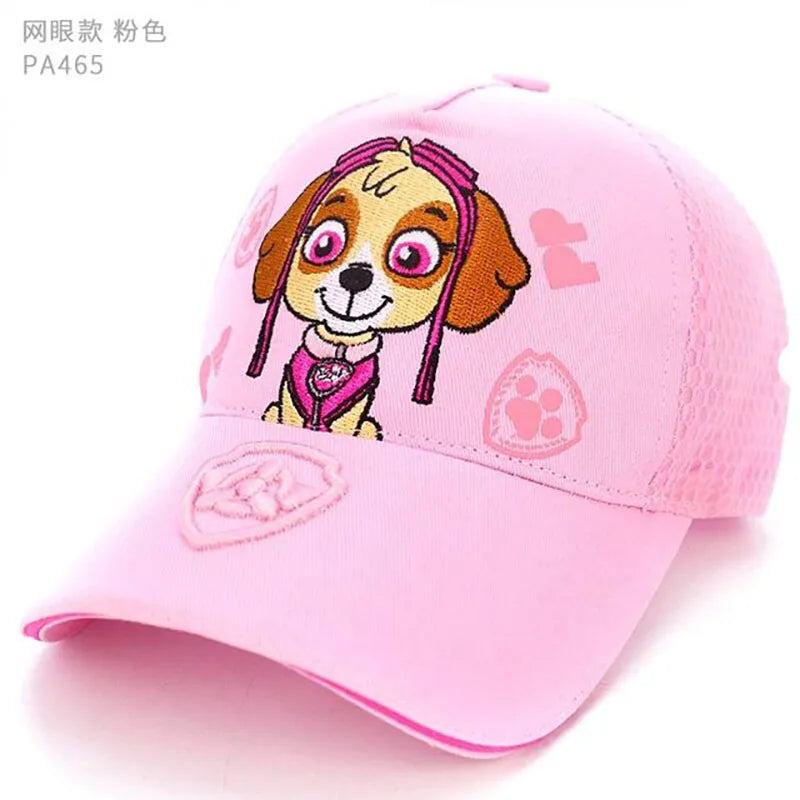 Genuine Paw Patrol Kids Baseball Cap Embroidery Children Girls Boys Sun Hat Spring Summer Outdoor Adjustable Visor Baby Cap