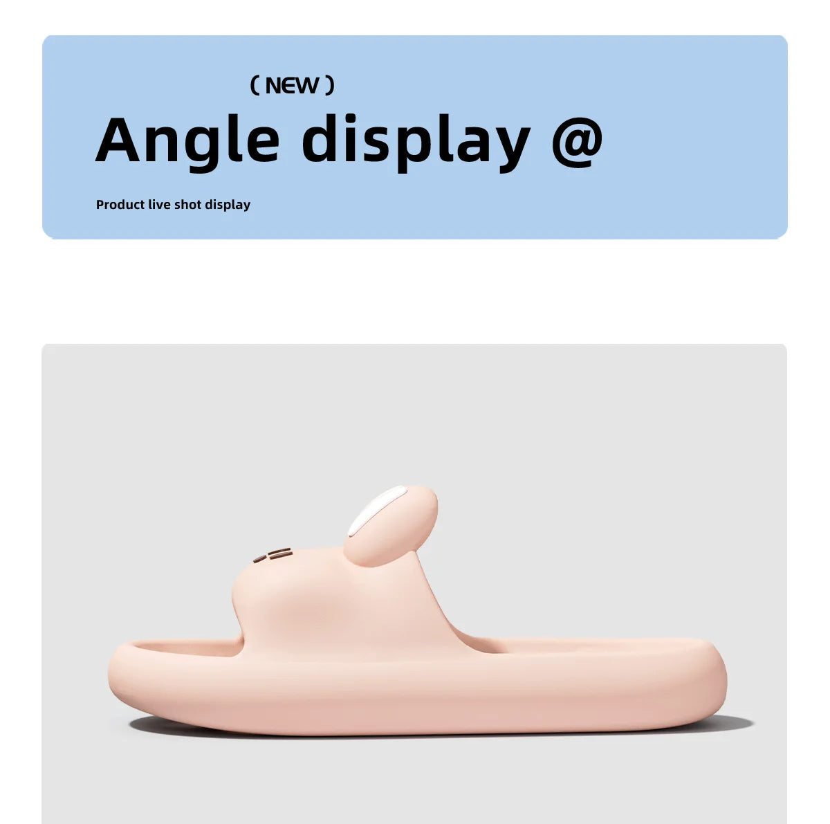 Cartoon Women Bathroom Slippers Cute Non-Slip Leaky Sandals Fashion Thick Bottom Slides Home Men Quick Drying Flip Flops