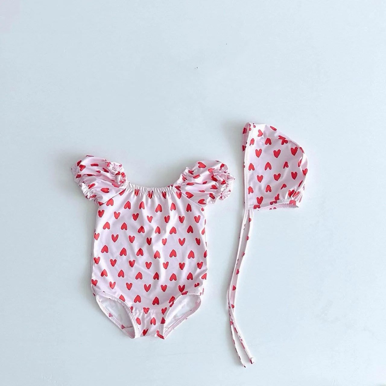 New Baby Swimsuit 2025 Summer Korean  Ins Infant Jumpsuit Seaside Climbing Suit Swimming Clothes wiht Hat