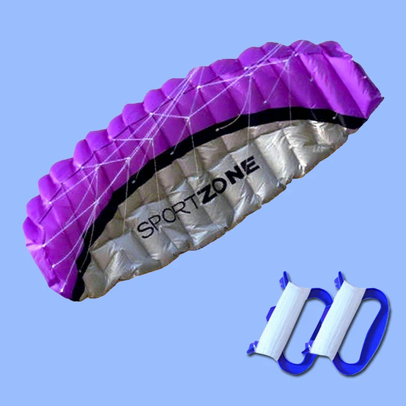 Large 250cm sports kites flying dual line power kites outdoor toys beach kite board wind kites toys kitesurfing ripstop nylon