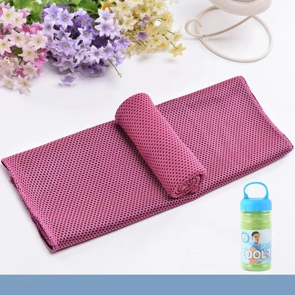 Breathable Cooling Towel Ultra Soft Lightweight Microfiber Towels Sunstroke Prevention Quick Drying Yoga Swimming Gym Towel