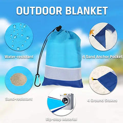2026 Oversized Beach Mat Sand Free Beach Towel Outdoor Travel Camping Beach Blanket Home Decor Rugs Portable Foldable Picnic Mat