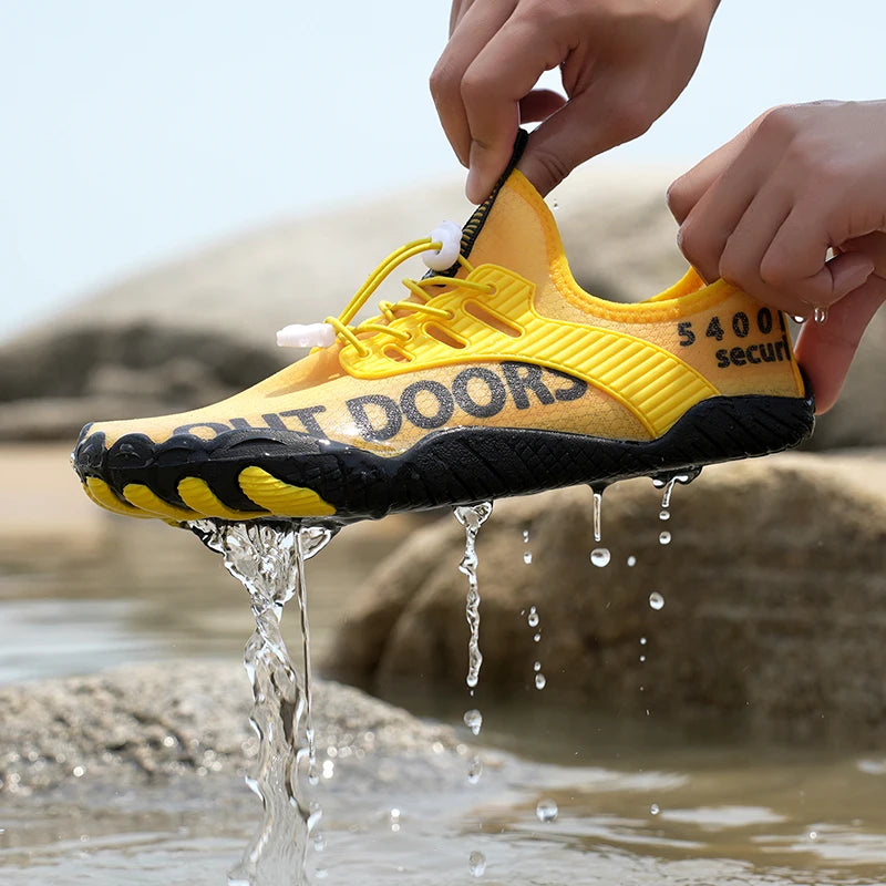 Men River Tracing Water Shoes Woman Outdoor Beach Swimming Mountaineering Shoes Breathable Summer Quick-Dry Aqua Shoes Wading