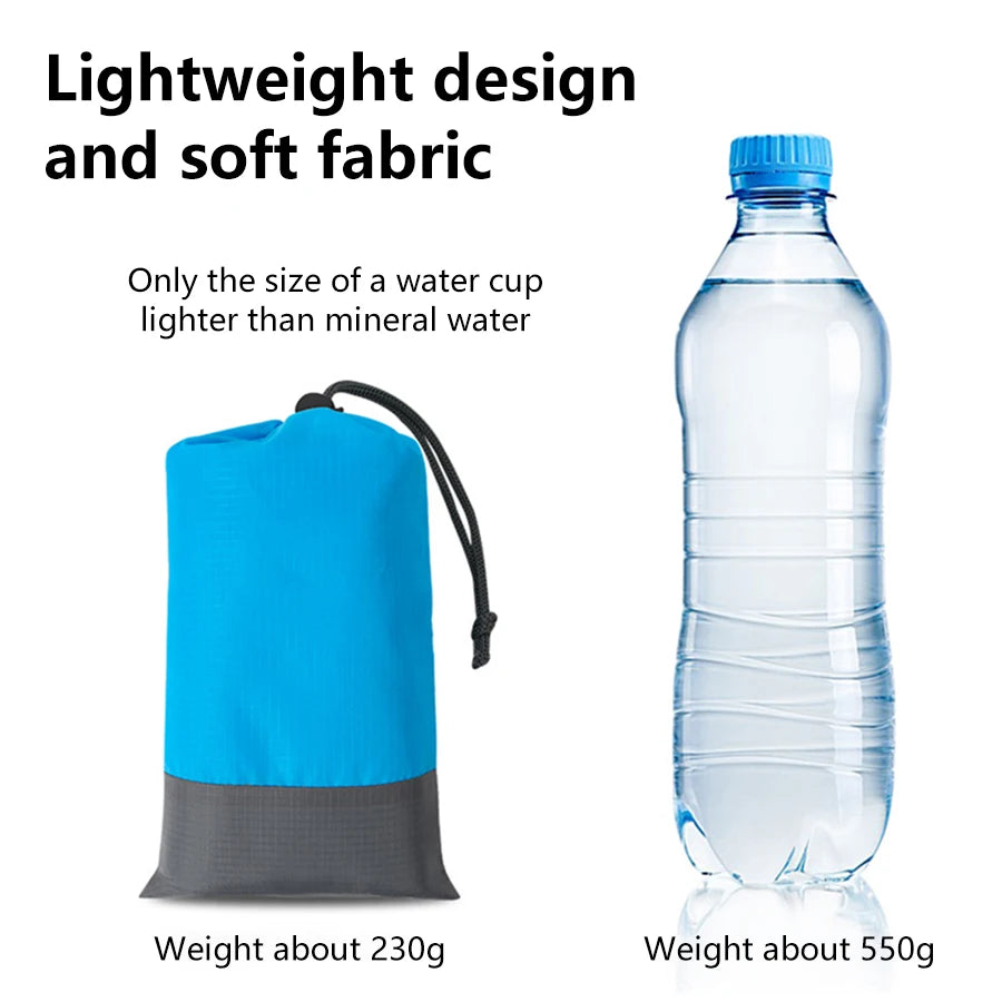 200*210cm Portable Sandproof Beach Mat Beach Blanket Waterproof Quick Drying Lightweight Picnic Mat for Travel Camping Hiking