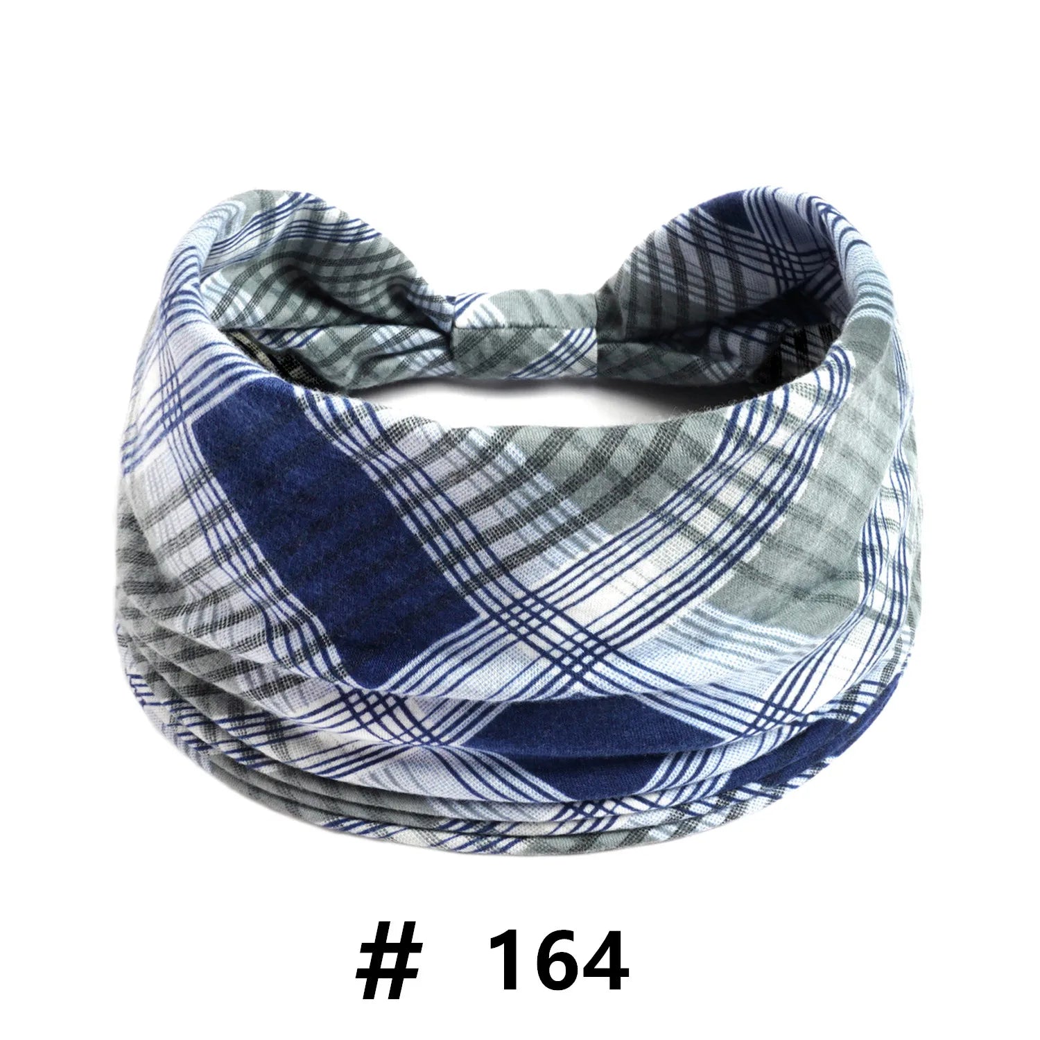 Boho African Headbands for Women Wide Cotton Turban Headwrap  Knot Elastic Hairbands Bandeau Sport Workout Yoga Hair Accessories