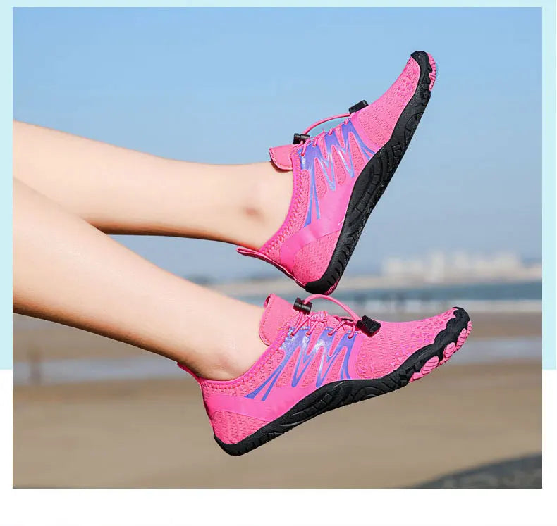 EOCENE Men Women Barefoot Outdoor Sports Aqua Shoes Quick-dry Beach Swimming Fitness Wading Hiking Cycling Water Sneakers Shoes