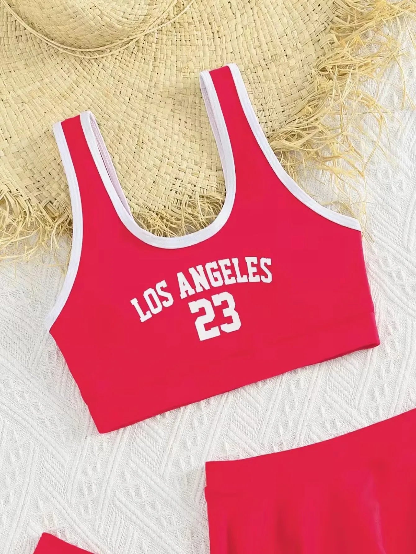3 Pieces Bikinis With Skirt 2026 Girls Swimsuit Red Kids Swimwear Female Children's Bathers Bathing Swimming Swim Suit Beachwear