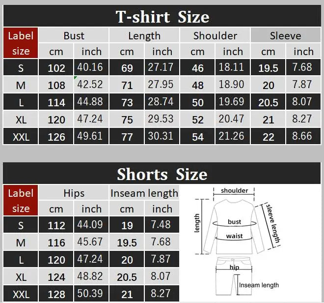 2025 New Summer Mens Set High quality T-shirts Shorts Two-Piece New York Graphic Print Fashion Oversize Clothes Man Sports Suit