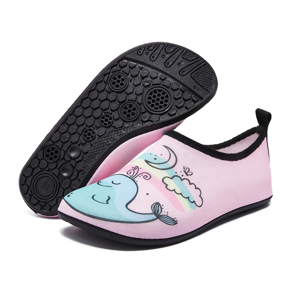 Children Water Beach Shoes Swimming Barefoot Girls Quick-Drying Aqua Shoes Boy Color Light Soft Slipper Snorkeling Swim Socks