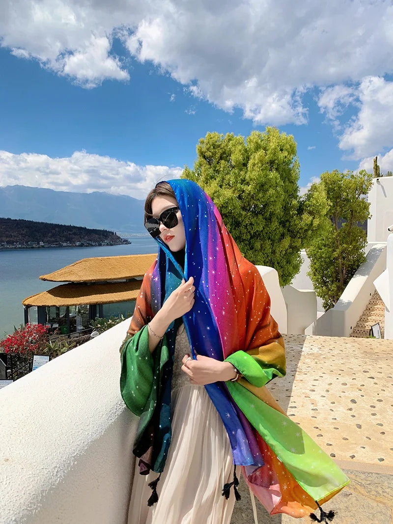 20 Styles 90x180cm Cotton Linen Summer Beach Dress Bikini Cover-ups Sarong Wrap Scarf Women Brazilian Swimsuit Bathing Cover Up