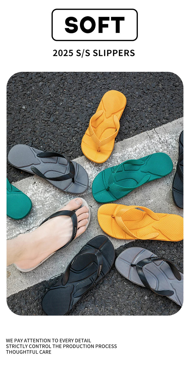 Fashion Black Massage Slippers Men Flip Flops Sale Big Size 50 Casual Slides Men Non Slip Beach Slippers for Men Chanclas Hombre