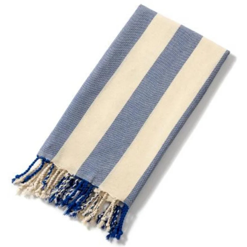 Large Cotton Beach Towel, Turkish Style Beach Towel with Sauna Girl Design, Unisex for Men and Women, Ideal for Spa & Sauna Gift