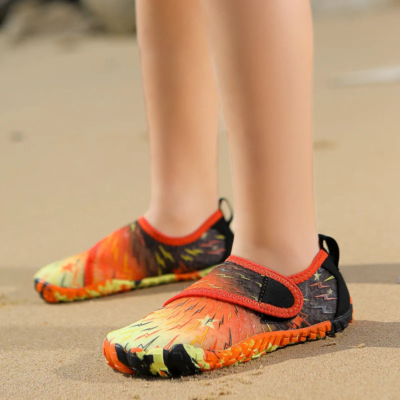 Kids Barefoot Beach Shoes Adults Aqua Shoes Gym Outdoor Training Footwear Unisex Quick-Drying Breathable Sneakers Size 27-36