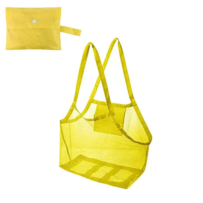 Children Sand Away Protable Mesh Bag Kids Toys Storage Bags Swimming Large Beach Bag for Towels Women Cosmetic Makeup Bag сумка