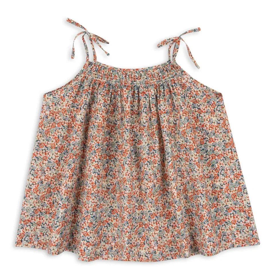 Children Clothes Set 2025 KS Summer Girls Floral Tops Shorts Set Girl Heart Print Slip Dress Kids Short Sleeved Vacation Suit