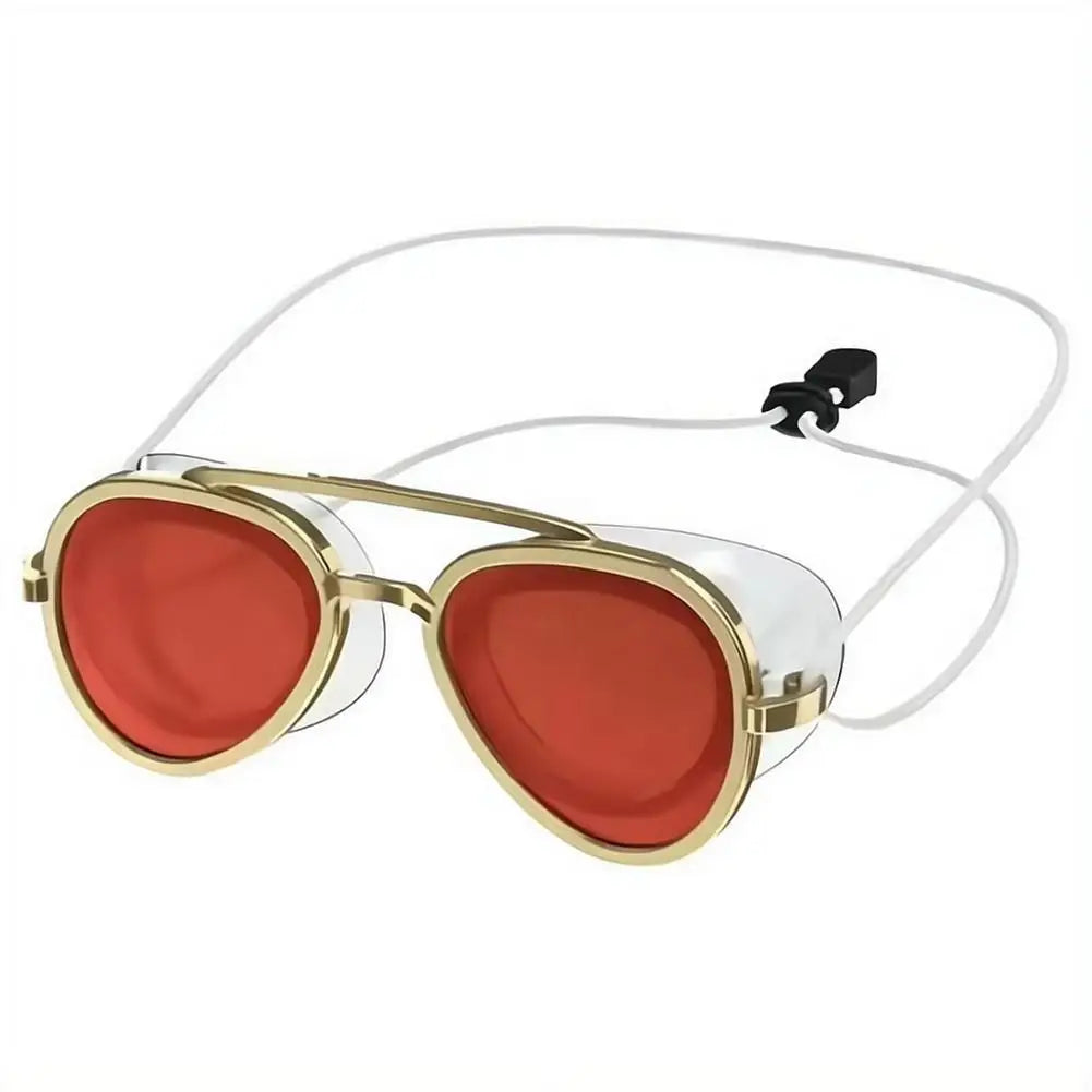 Full View Anti Fog Swimming Goggles Professional Anti Fog Full Angle Adjustable Strap Retro Swim Goggles for Men Women Swimmers