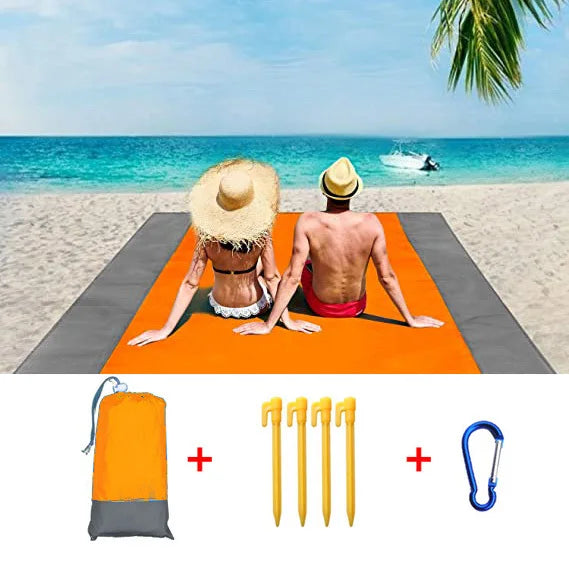 2026 Oversized Beach Mat Sand Free Beach Towel Outdoor Travel Camping Beach Blanket Home Decor Rugs Portable Foldable Picnic Mat