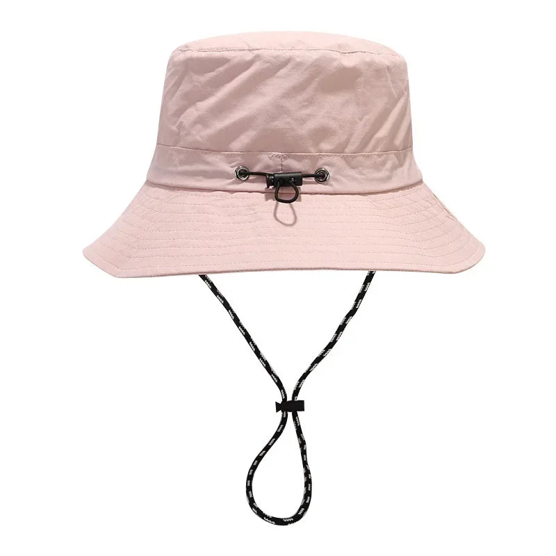Summer quick-dry outdoor hiking hat for men, foldable and packable, sun protection and shade hat Multifunctional quick-dry visor