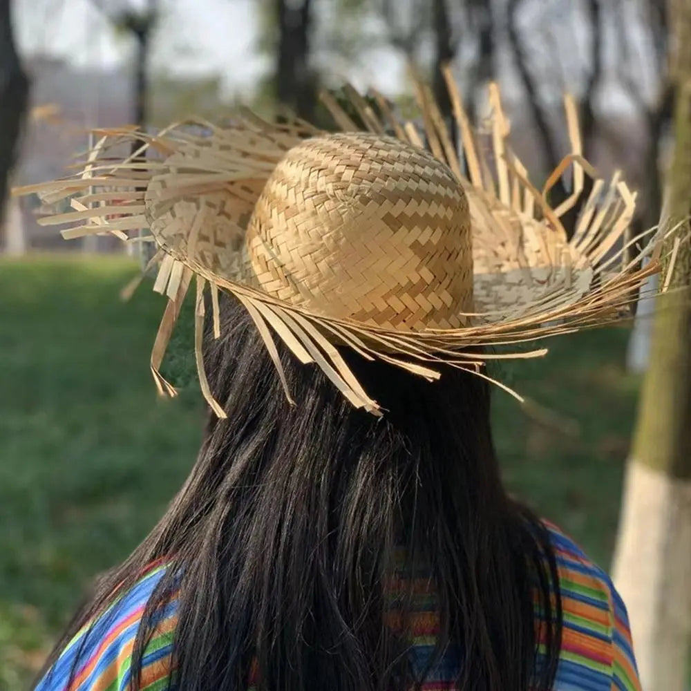 Unisex Beach Sunscreen Hat High Quality Fashion Fishing Straw Cap Sun Protection Hat Men Women Outdoor
