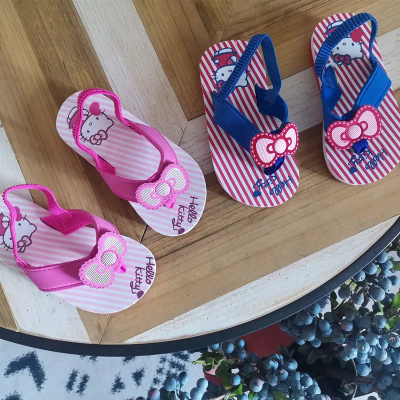 Toddler Flip Flops Shoes Little Kid Sandals with Back Strap Boys Girls Water Shoes for Beach and Pool