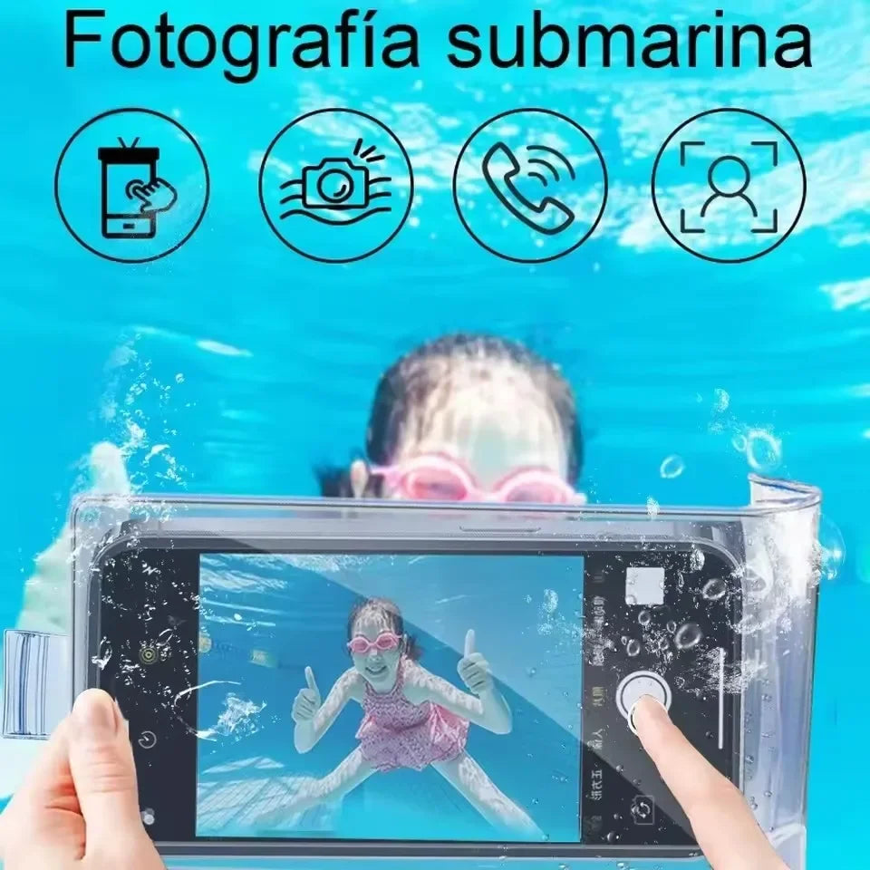 Underwater Waterproof Bag Transparent Mobile Phones Pouch Bags Universal Summer Swimming Phone Protector Case for iPhone Samsung