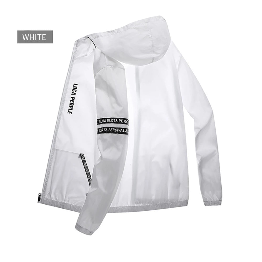 Ultrathin Waterproof Sunscreen Clothes Summer Quick-Dry Bicycle Jacket Men Running Camping Breathable Coat Thin Jacket