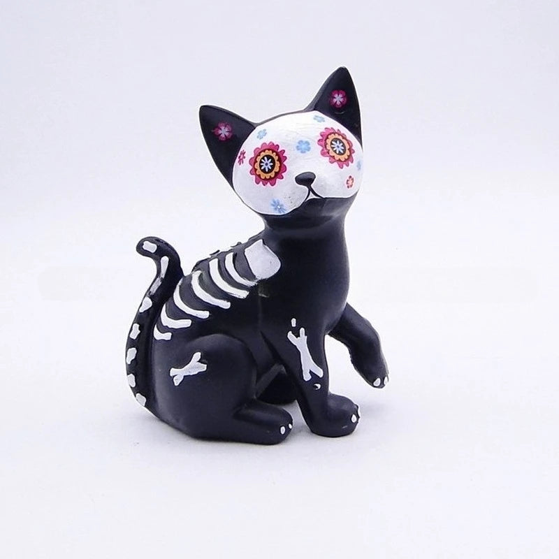 Halloween Resin Crafts Ghost Festival Decorations Cute Little Cats and Dogs Ornaments Day of The Dead Gifts Show Unique Style