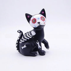 Halloween Resin Crafts Ghost Festival Decorations Cute Little Cats and Dogs Ornaments Day of The Dead Gifts Show Unique Style