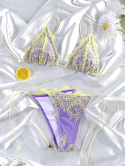 Bikinis Women's Swimming Suits Triangle Bathing Suits Bandage Swimwear Female Biquini Solid Sexy Bikini Set Summer