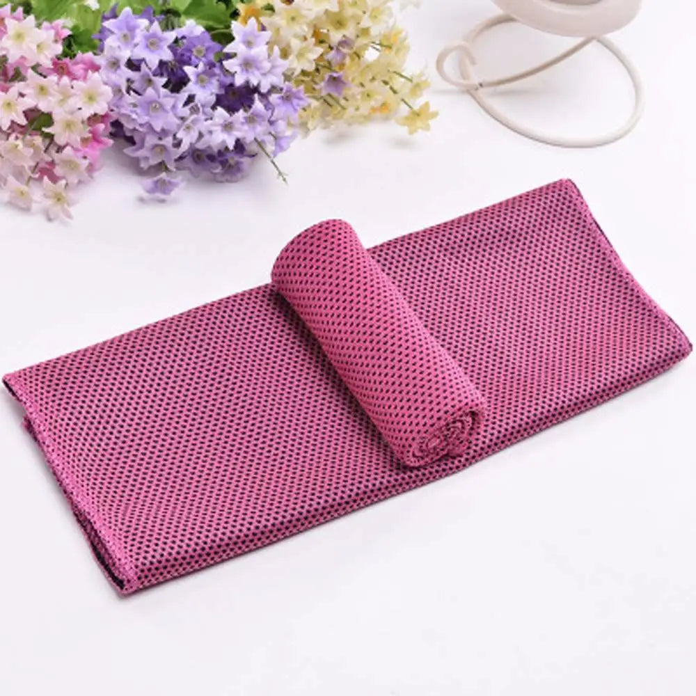 Breathable Travel Running Yoga Fitness Sports Cooling Towels Instant Cool Ice Towels Sweat-absorbent Towel Hiking Towels