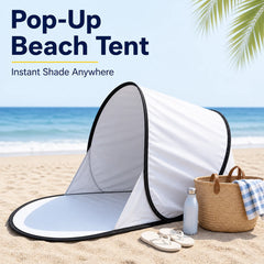 Outdoor portable automatic pop-up beach tent, sunshade, UV protection, camping tent, fishing and picnic tent, practical tent.
