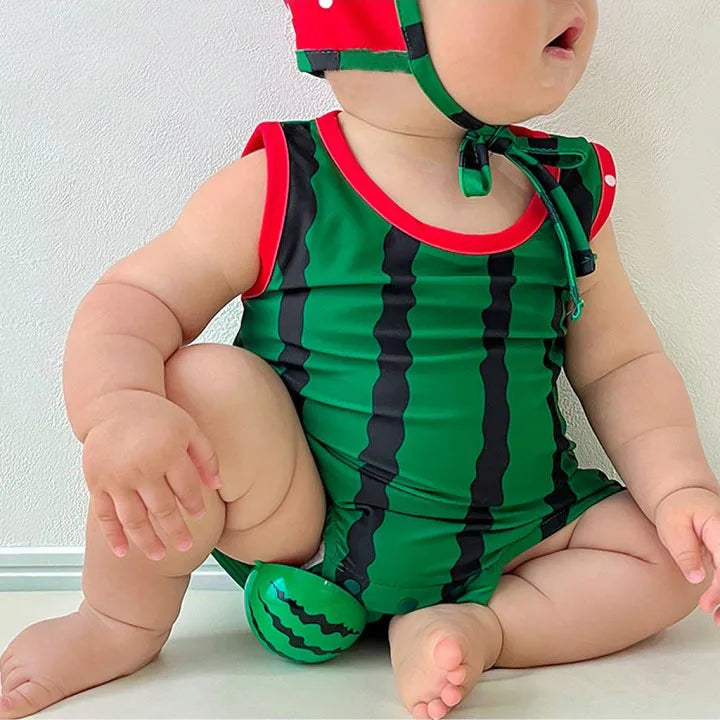 Newborn Clothes 2026 Summer New Baby Jumpsuit Ins Cute Fruit Shape  Swimwear Baby Boy's One Piece Clothes Swimsuit