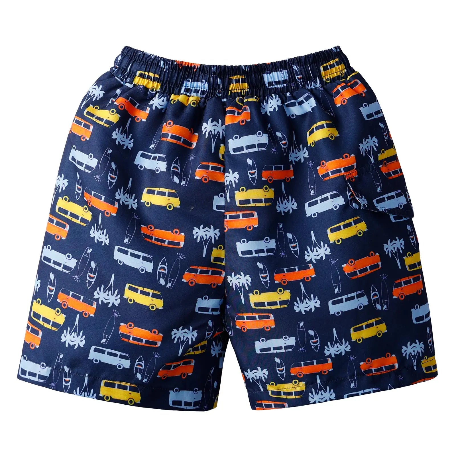 BAOHULU Kids Swim Shorts Cute Swimsuit Swimming Trunks Quick Dry Summer Swimwear Boys Beach Shorts Surf Board Male Clothing Pant